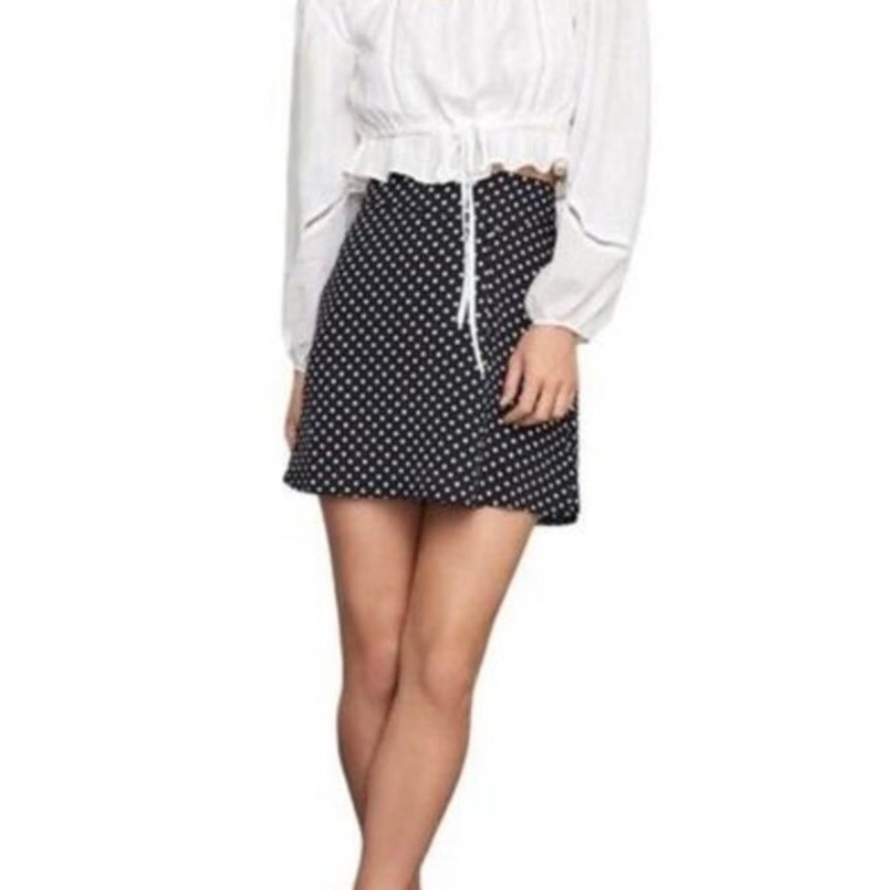Polka Dot Mini Skirt